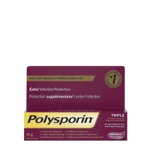 boîte d'onguent antibiotique polysporin triple